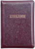 Библия 055 ZTI Вишня, узор, рамка, парал. места в серед., золотой срез, индексы