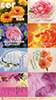 Наклейка СвитАрт Набор из 8 наклеек на 1 листе NL05 Цветы
